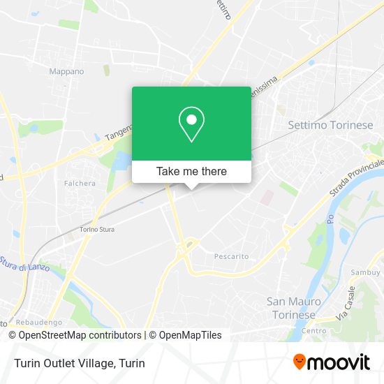 Outlet Village Italy Map How to get to Torino Outlet Village in Settimo Torinese by Bus, Train