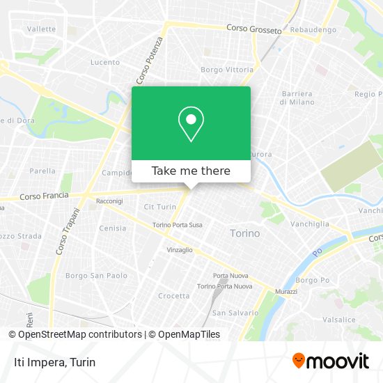 Iti Train Route Map How To Get To Iti Impera In Torino By Bus, Train, Light Rail Or Metro?