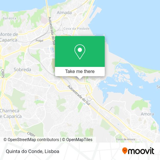 Como chegar a Quinta Do Conde em Seixal por autocarro, metro, comboio