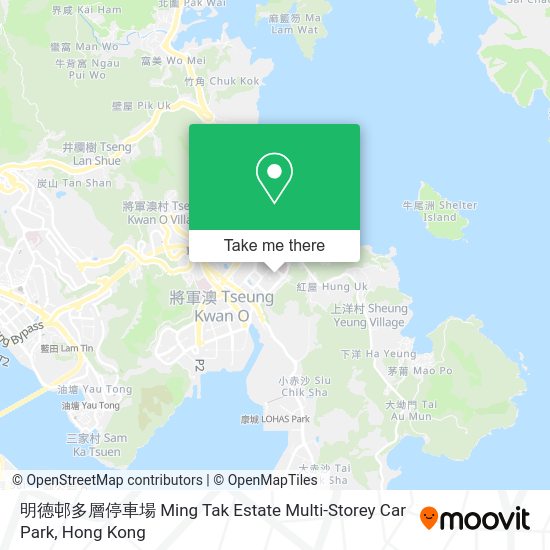 How to get to 明德邨多層停車場 Ming Tak Estate MultiStorey Car Park in 西貢 Sai