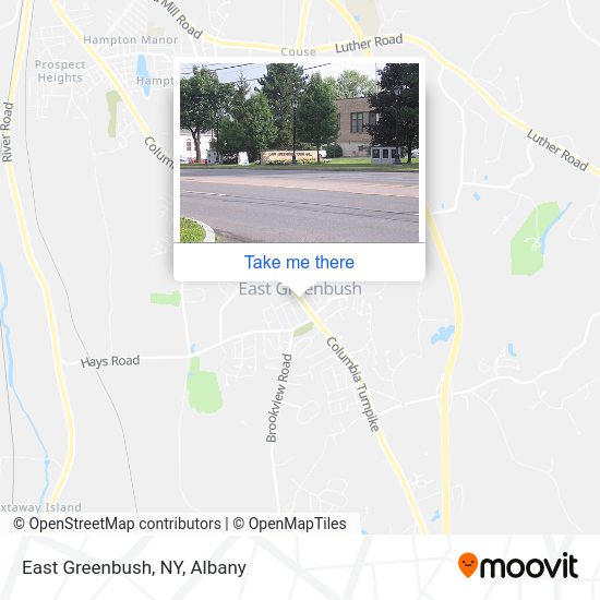 How to get to East Greenbush, NY by bus?