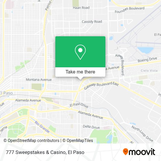 How To Get To 777 Sweepstakes & Casino In El Paso By Bus?