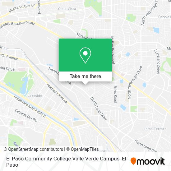 How to get to El Paso Community College Valle Verde Campus by bus?