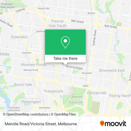 How to get to Melville Road/Victoria Street in Brunswick West by Bus