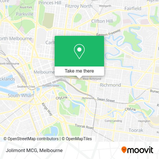 How to get to Jolimont MCG in East Melbourne by Train, Bus or Tram?