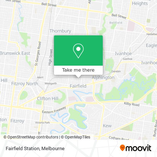 How to get to Fairfield Station by Train, Bus or Tram?