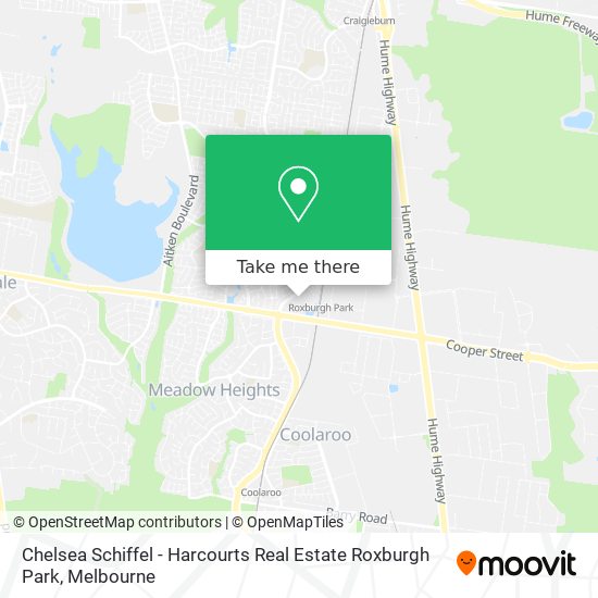 How to get to Chelsea Schiffel Harcourts Real Estate Roxburgh Park by