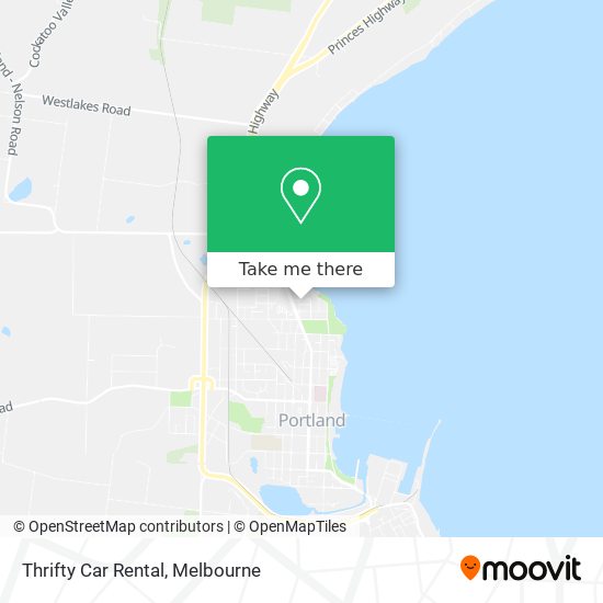 How to get to Thrifty Car Rental in Portland by Bus or Train?