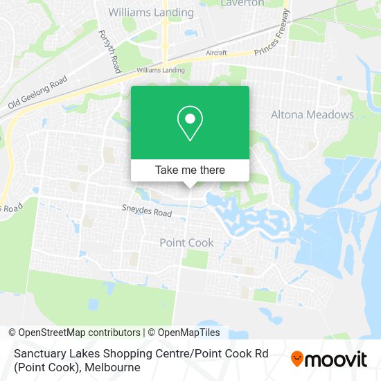 How to get to Sanctuary Lakes Shopping Centre / Point Cook Rd by bus