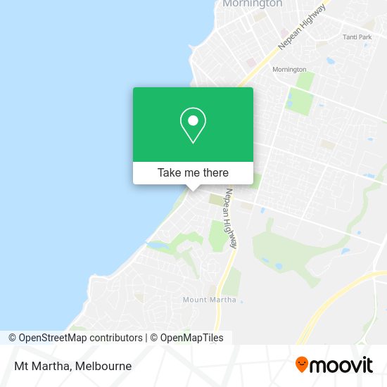How to get to Mt Martha in Mount Martha by bus or train?