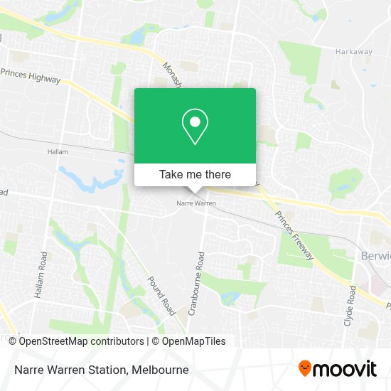 How to get to Narre Warren Station in Narre Warren by Bus or Train?