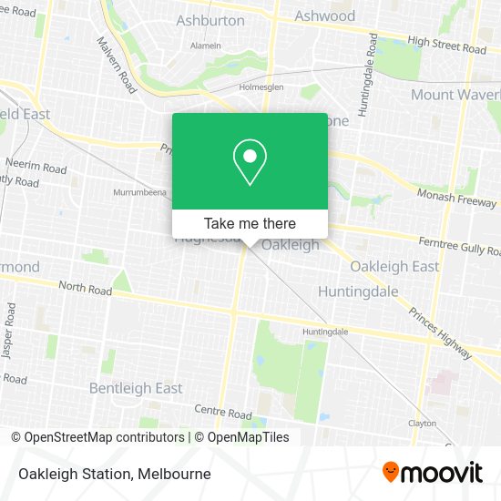 How to get to Oakleigh Station by bus, train or tram?