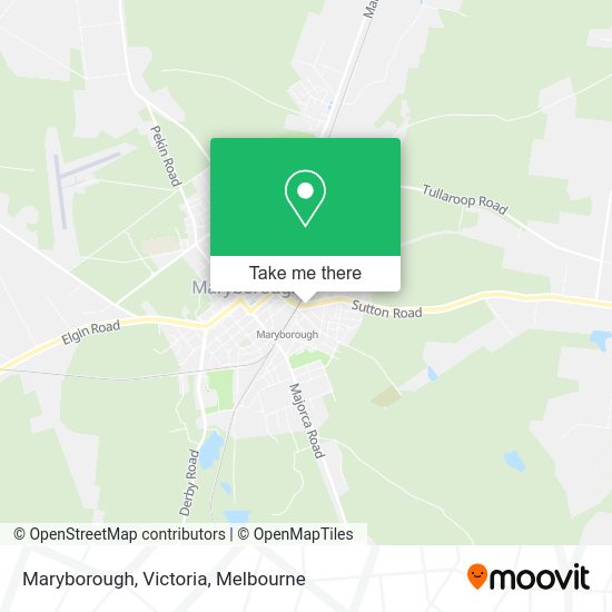 How to get to Maryborough, Victoria by train or bus?