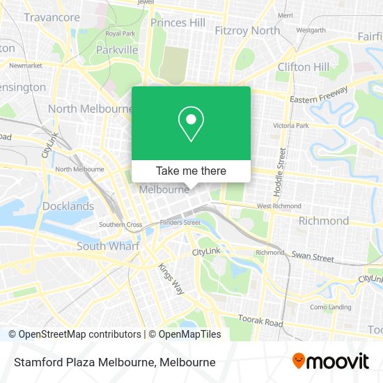 How to get to Stamford Plaza Melbourne by bus, train or tram?