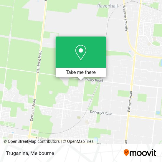How to get to Truganina in Laverton North Bal by bus or train?