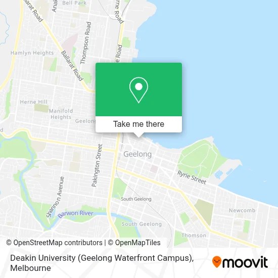 Deakin Waterfront Campus Map How To Get To Deakin University (Geelong Waterfront Campus) By Train Or Bus?