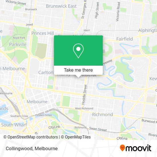 How to get to Collingwood by bus, train or tram?