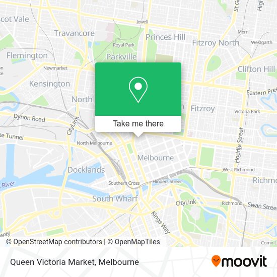 How to get to Queen Victoria Market in Melbourne by train, bus or tram?