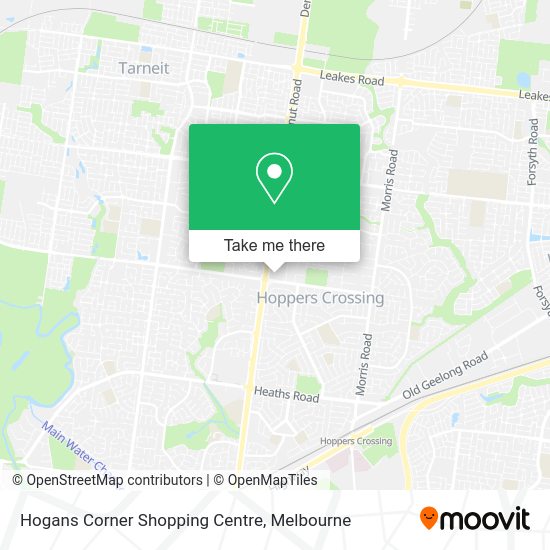 How to get to Hogans Corner Shopping Centre in Hoppers Crossing by bus