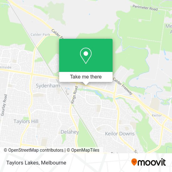 How to get to Taylors Lakes by bus, train or tram?