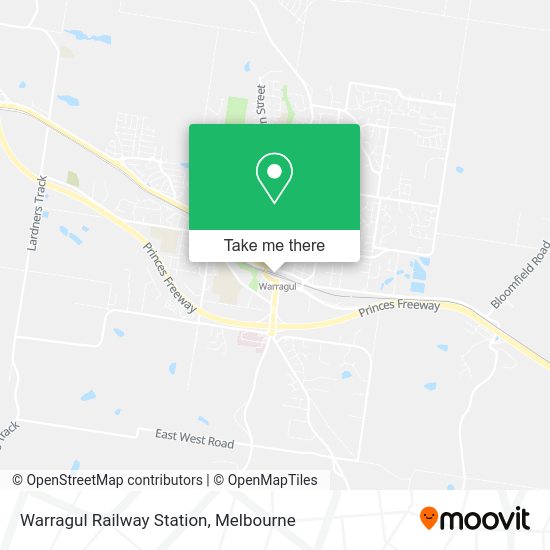 How to get to Warragul Railway Station by train or bus?