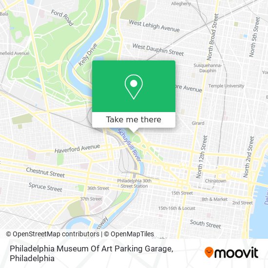 Philadelphia Museum Of Art Parking Garage Directions
