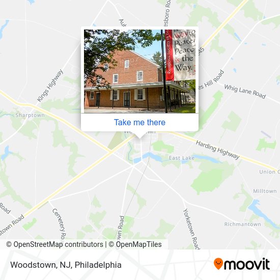 How to get to Woodstown, NJ by bus, train or subway?
