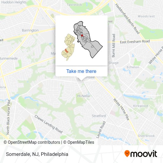Directions to Somerdale, NJ by bus, subway or train