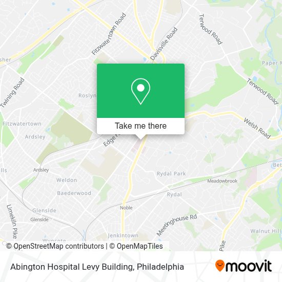 How to get to Abington Hospital Levy Building by bus, train or subway?