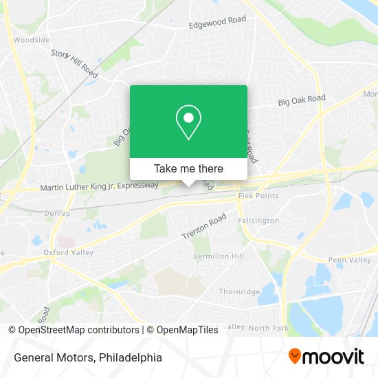 ¿Cómo llegar a General Motors en Falls en Autobús, Tren ligero o Tren?