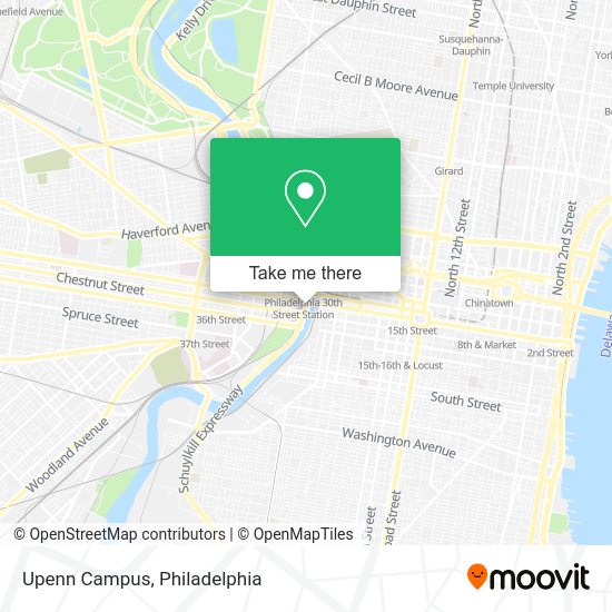 Directions to Upenn Campus by bus, train or subway