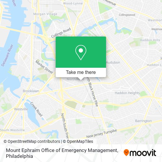 ¿Cómo llegar a Mount Ephraim Office of Emergency Management en Autobús