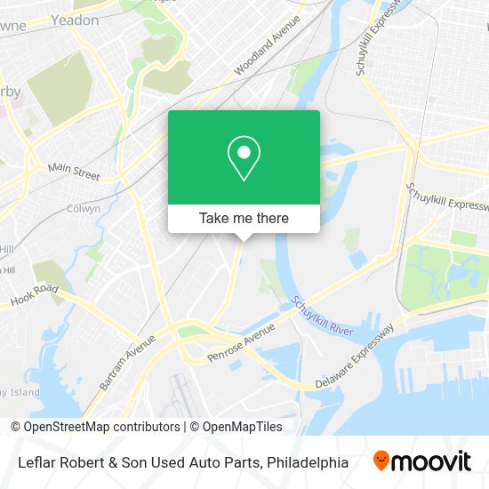 ¿Cómo llegar a Leflar Robert & Son Used Auto Parts en Philadelphia en