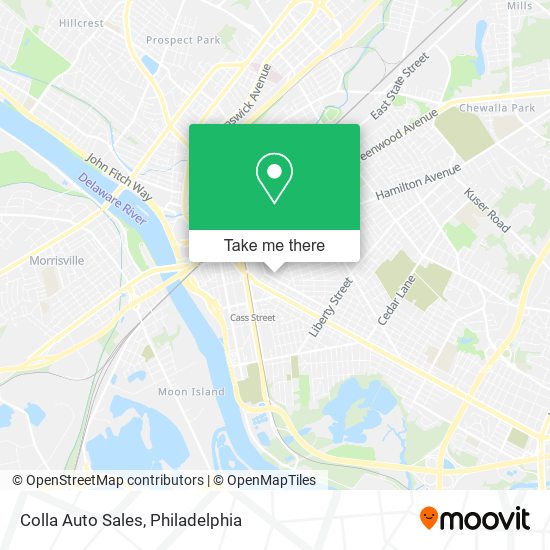 ¿Cómo llegar a Colla Auto Sales en Trenton en Autobús o Tren?