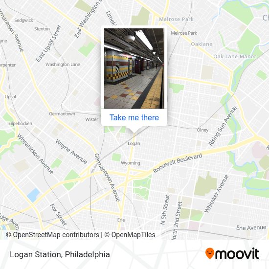 How to get to Logan Station in Philadelphia by Bus, Subway or Train?