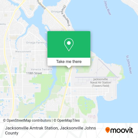 How to get to Jacksonville Amtrak Station by bus or metro?
