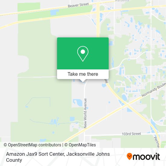How to get to Amazon Jax9 Sort Center in Jacksonville Johns County by bus?