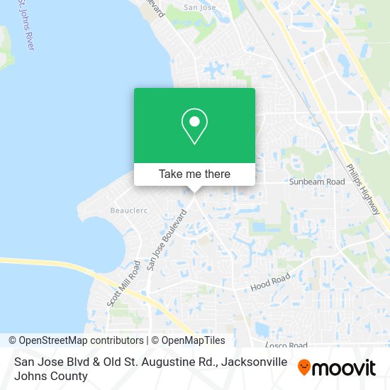 How to get to San Jose Blvd & Old St. Augustine Rd. in Jacksonville by Bus?