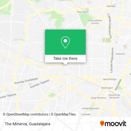 How to get to La Minerva in Guadalajara by Bus or Train?