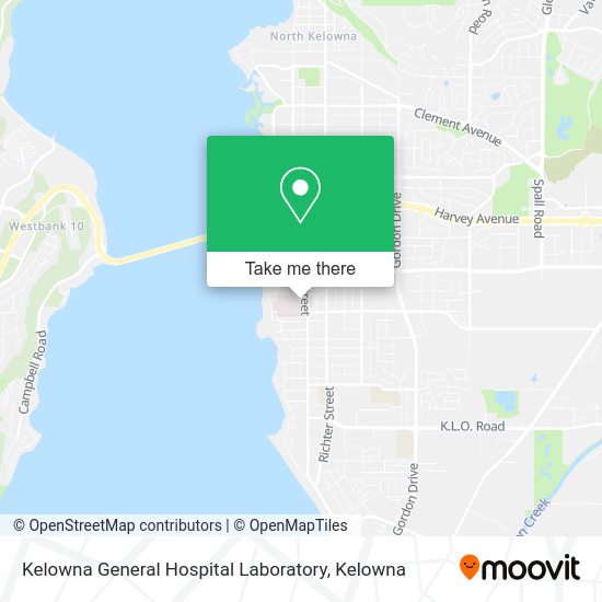How to get to Kelowna General Hospital Laboratory by Bus?