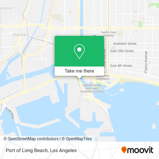 ¿Cómo llegar a Port of Long Beach en autobús o tren ligero?