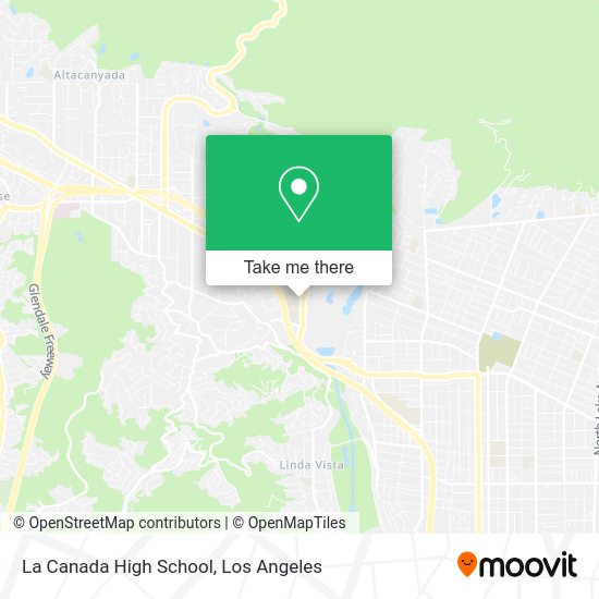 How to get to La Canada High School in La Cañada Flintridge by bus or