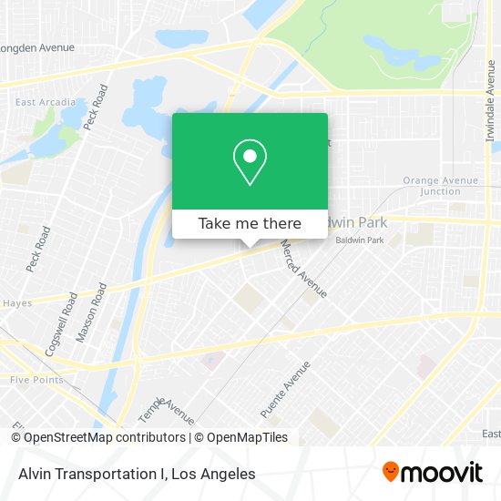 How to get to Alvin Transportation I in Baldwin Park by bus or light rail?