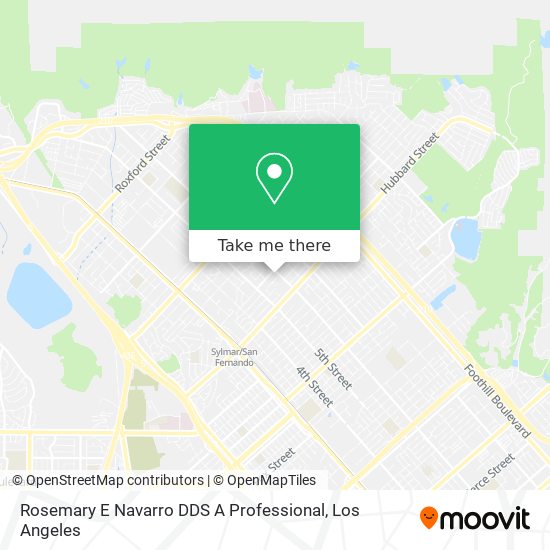 Directions To Cal State La How to get to Rosemary E Navarro DDS A Professional in Sylmar, La by