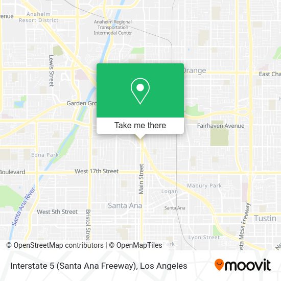 Directions To Interstate 5 How To Get To Interstate 5 (Santa Ana Freeway) By Bus Or Train?