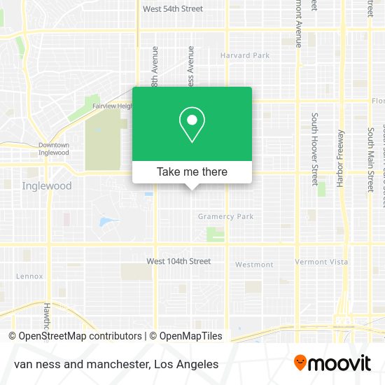 How to get to van ness and manchester in Gramercy Park, La by bus