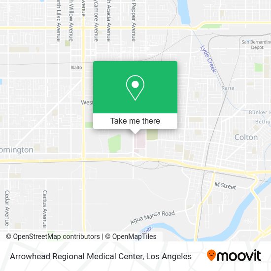 How to get to Arrowhead Regional Medical Center in Colton by bus?
