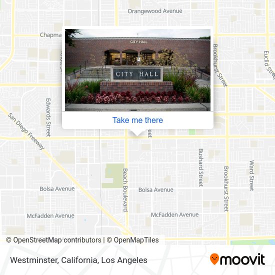 How to get to Westminster, California by Bus?