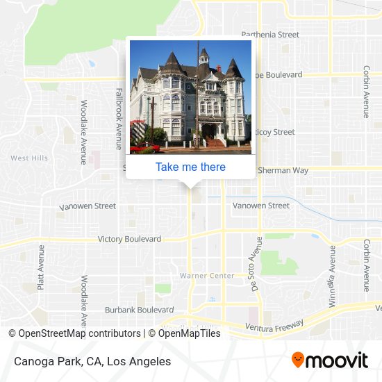 Map Of Canoga Park Ca Florida Gulf Map