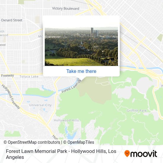 How to get to Forest Lawn Memorial Park Hollywood Hills in Hollywood